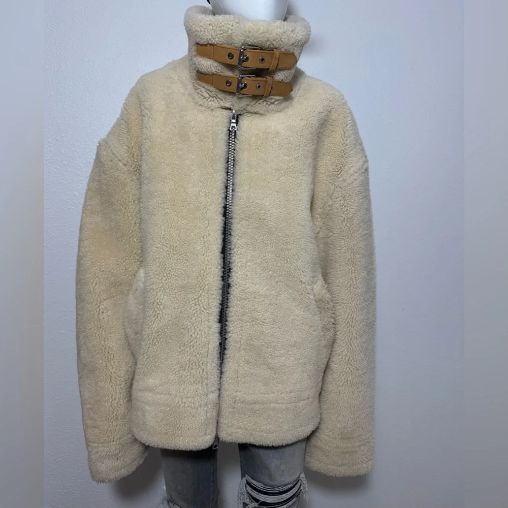 EUC Amiri Oversized Shearling Jacket